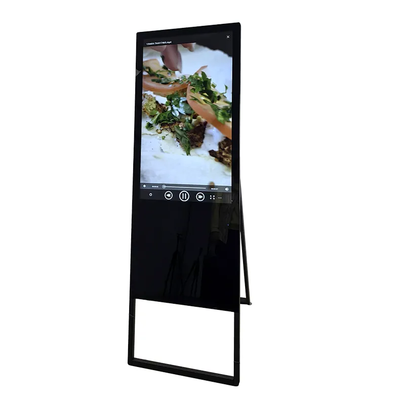 32-inch Vertical Floor-standing Advertising , waterproof Outdoor